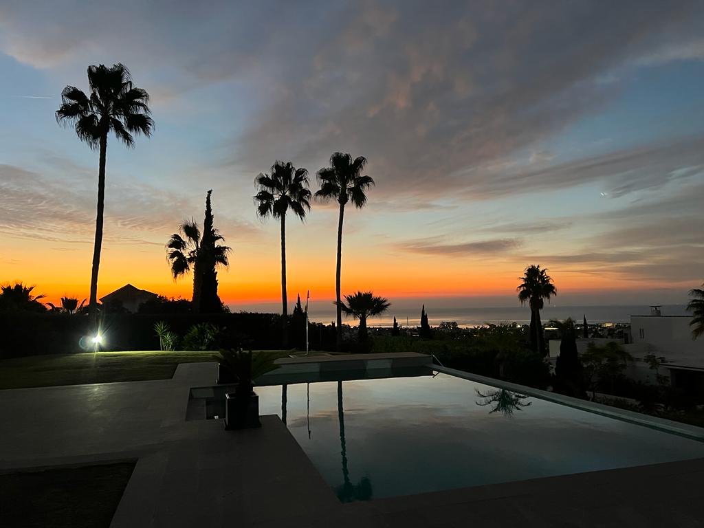 Luxurious South-Facing Villa with Spectacular Mediterranean Views in Los Flamingos Golf Resort